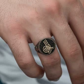 ​​Gümüş Osmanlı Tuğrası Erkek Yüzük  SL3614 thumbnail 3