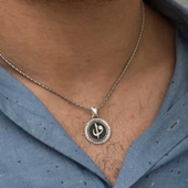 Gümüş Elif Vav Kolye SL3475 thumbnail 2