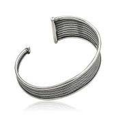 Gümüş Eskitme Desenli Bayan Bilezik SL3184 thumbnail 2