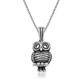 ​Gümüş Baykuş Kolye SL3400 thumbnail 1