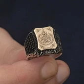 Gümüş Ayetel Kürsi Yazılı Erkek Yüzük  SL3160 thumbnail 10