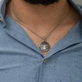 Gümüş Köklü Yaşam Ağacı Kolye SL3399 thumbnail 3