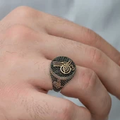 ​​Gümüş Osmanlı Tuğrası Erkek Yüzük  SL3614 thumbnail 2