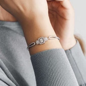 ​Gümüş Baget Bayan Bileklik SL3615 thumbnail 2