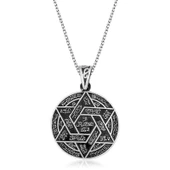 Gümüş İsmi Azam Duası Kolye - 1