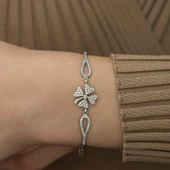Gümüş Yonca Bileklik SL3826 thumbnail 2