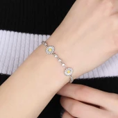Gümüş Papatya Bayan Bileklik  SL4259 - 2