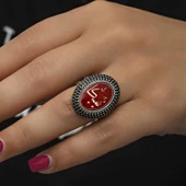 Gümüş Kişiye Özel Kadın Yüzük SL4542 - 6