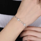 Gümüş Yonca Bayan Bileklik SL4262 thumbnail 2