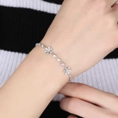 Gümüş Çiçek Bayan Bileklik  SL4260 thumbnail 2