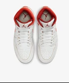NİKE Jordan Air 1 Mid SE Erkek Beyaz Spor Ayakkabı - 5