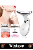 Özel Titreşim Isıtma Özellikli Işık Terapisi Cilt Sıkılaştırıcı Yüz Masaj Cihazı - 3