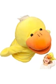Ördek El Kuklası Çalışan Ağızlı Çocuk Peluş El Kuklaları - 2