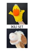 El Kuklası Ördek ve Kuzu Arkadaşlar İkili Set El Kuklası - 1