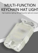 V15 Edc El Feneri 1200lm Anahtarlık Işık Tip-c Şarj Edilebilir Taşınabilir Mini Torch Mıknatıs Klips Ile Kamp Cep Fener - 8