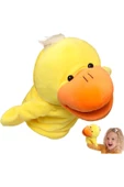 Ördek El Kuklası Çalışan Ağızlı Çocuk Peluş El Kuklaları - 1