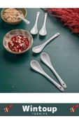 Özel Dayanıklı Sağlıklı Malzeme Ergonomik Kolay Temizlenir Asılabilir Porselen Baharat Kaşığı 1 Adet - 2