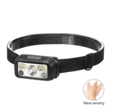 Hs-43 Sensörlü Şarjlı Type-c Çok Amaçlı Kırmızı Işıklı Kafa Lambası thumbnail 1