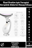 Özel Titreşim Isıtma Özellikli Işık Terapisi Cilt Sıkılaştırıcı Yüz Masaj Cihazı - 1
