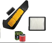 Yamaha Xmax 300 250 Tech Max hava, yağ ve varyatör filitre seti 2018-24 - 1