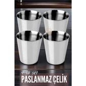 ModaCar Çelik Bardak Seti 4 Adet Fazio Giacinto Design - 1