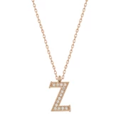 Gümüş Rose Z Harfi Kadın Kolye SL4879 thumbnail 1