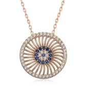 ​Gümüş Rose Nazar Kadın Kolye SL4749 thumbnail 1