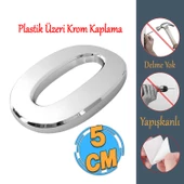 Yapışkanlı Kapı Numarası Küçük Boy 50 mm 5 cm Numara 0 Rakam Sıfır Sayı Krom Renk Numaralar 1 Adet thumbnail 1