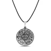 Gümüş Süleyman Mührü Kolye  SL5241 thumbnail 1