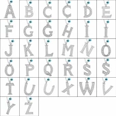 Gümüş Nazar Rodyum Ş Harfi Kadın Kolye SL4940 thumbnail 2