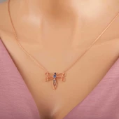 Gümüş Rose Yusufçuk Kadın Kolye  SL5331 thumbnail 2