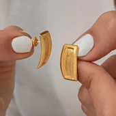 Gümüş Trabzon Hasır Kadın Küpe SL5196 thumbnail 2