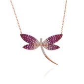 Gümüş Rose Yusufçuk Kadın Kolye  SL5308 thumbnail 3