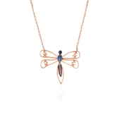 Gümüş Rose Yusufçuk Kadın Kolye  SL5331 thumbnail 1