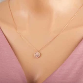 ​Gümüş Rose Çiçek Kadın Kolye  SL5330 thumbnail 2