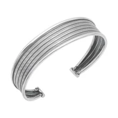 Gümüş Eskitme Desenli Kadın Bilezik SL4965 thumbnail 9