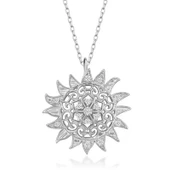 Gümüş Güneş Kadın Kolye  SL5473 thumbnail 2