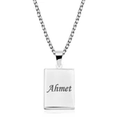 Gümüş Kişiye Özel İçi Açılabilen Cevşen Kolye SL5446 thumbnail 4