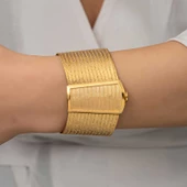 Gümüş Gold Trabzon Hasır Kadın Bileklik thumbnail 5