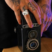 Gümüş Desenli Erkek Yüzük  SL5958 thumbnail 5