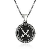 ​Gümüş Zülfikar Desenli Kolye SL5996 thumbnail 1