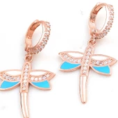 ​Gümüş Rose Sallantılı Yusufcuk Kadın Küpe SL6179 thumbnail 1