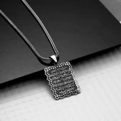 Gümüş Ayetel Kürsi Kolye  SL5937 thumbnail 2