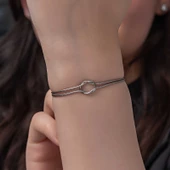 Gümüş Aşk Düğüm Kadın Bileklik SL6062 thumbnail 8