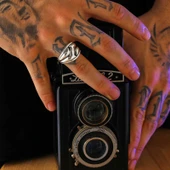 Gümüş Desenli Erkek Yüzük  SL5959 thumbnail 5