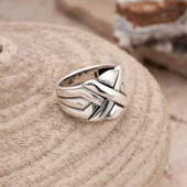 Gümüş Desenli Erkek Yüzük  SL5958 thumbnail 1