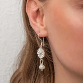 ​Gümüş Sallantılı Trabzon Kazaz Kadın Küpe SL7284 thumbnail 6