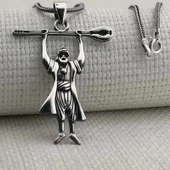 Gümüş Pir Sultan Abdal Erkek Kolye SL6933 thumbnail 2