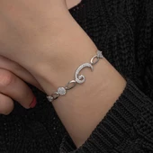 Gümüş Vav Kadın Bileklik SL6998 - 4