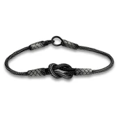 Gümüş Kazaziye Düğüm Bileklik  SL1695 - 1